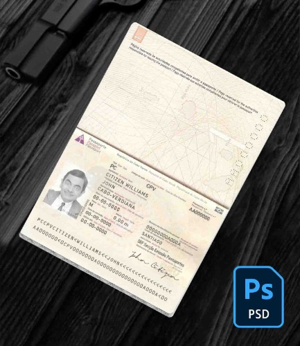 Cabo Verde passport PSD